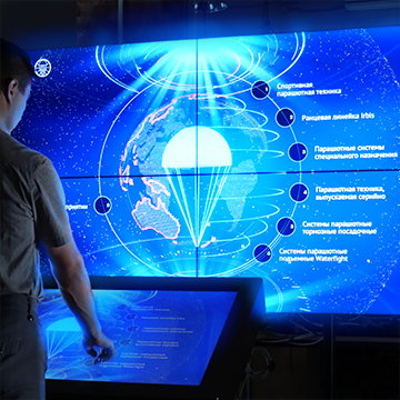 Interactive Presentation for Ivanovo Parachute Plant