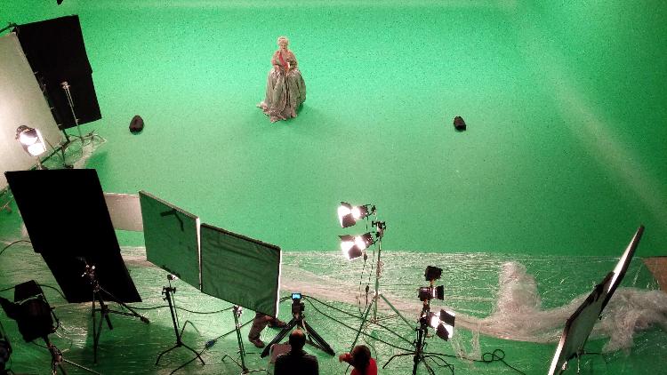 Behind the scenes.