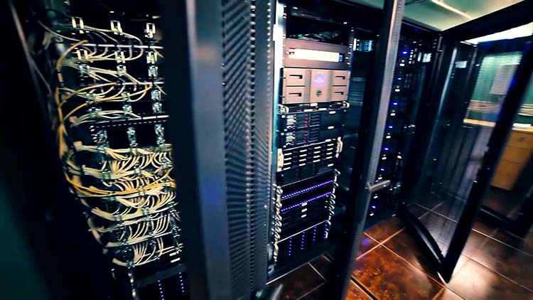 The server room.