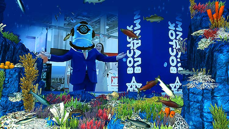 Grab the opportunity to be at the bottom of the sea wearing a suit and a tie!