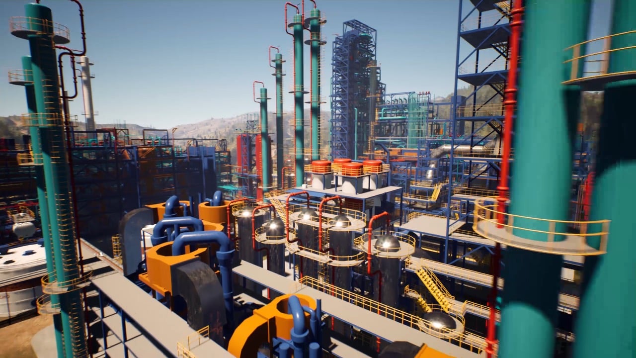 The digital copy of the oil refinery plant obtains the accuracy and reliability of all elements.