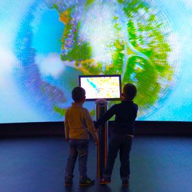 "Panoramas of Kazan" Installation on the Big Screen