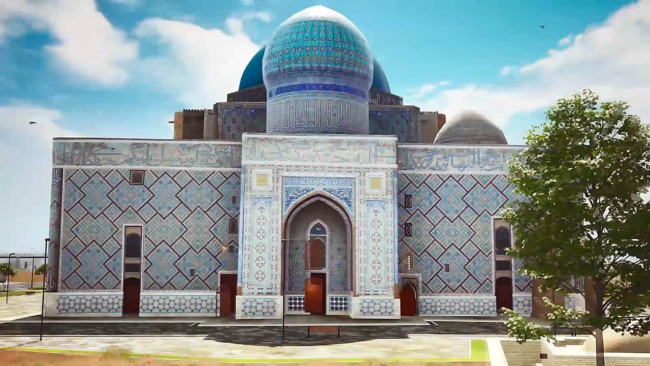 Azaret Sultan complex is one of the most significant historical buildings.
