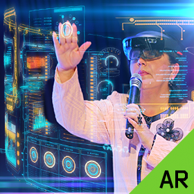Augmented Reality Presentation with HoloLens AR Headset
