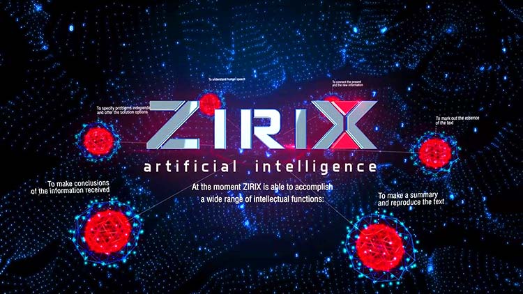 The application of artificial intelligence technologies from Zirax company.