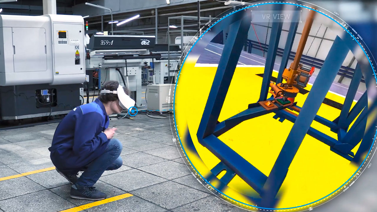Virtual reality experiences could be also useful at manufacturing sites.