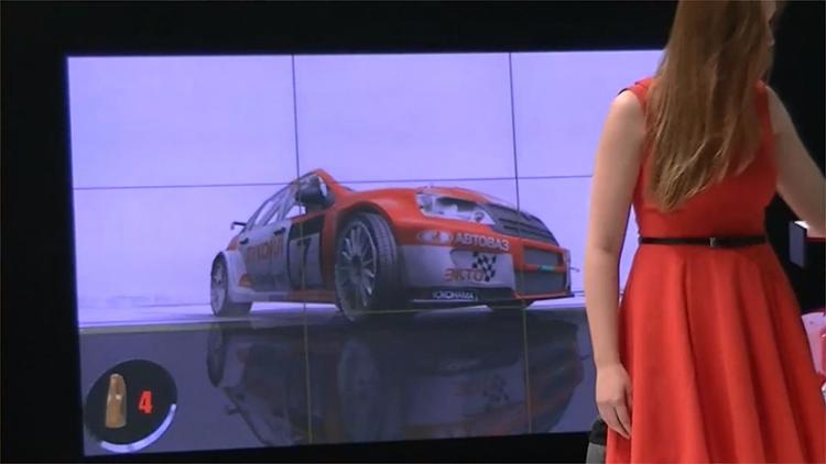 LADA Granta was not the only beauty at LUKOIL stand.