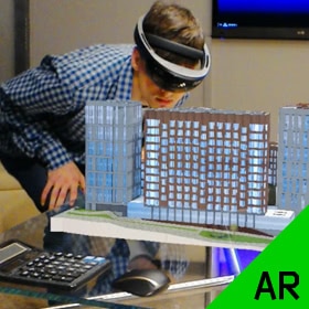 Architectural Visualization with Microsoft HoloLens AR Headsets