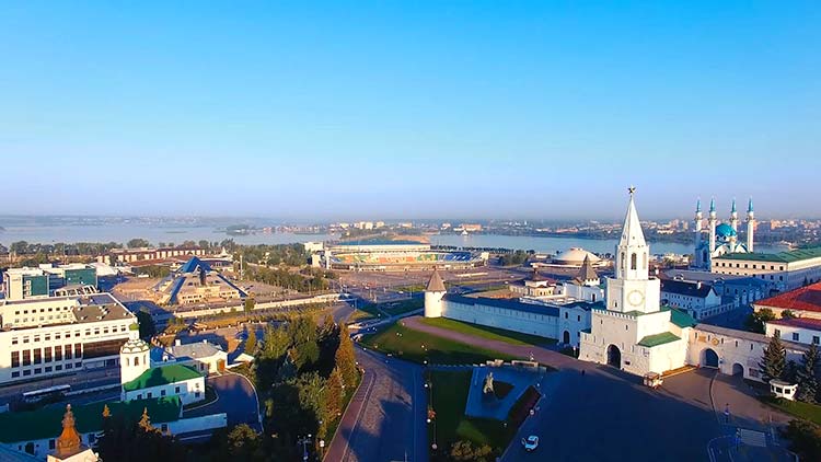 The Kazan Kremlin.