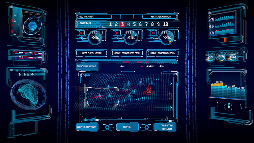 Interface of the measurement unit.