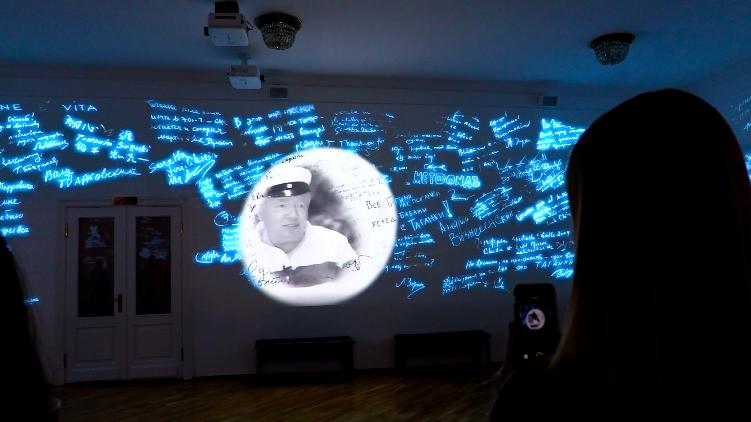 Now everybody can see the famous office of Yuri Lyubimov in the Taganka Theatre.