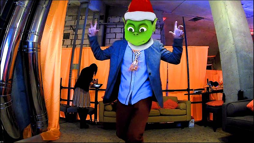 A very scary Grinch.