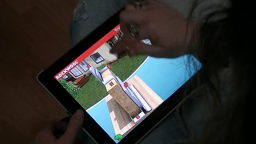 Interactive presentation screen.